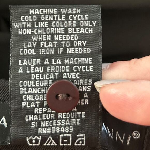 Fabrizio Gianni Stretch High Waist Ponti-Knit Pant Brown Women's Size 30 Career - Picture 5 of 5